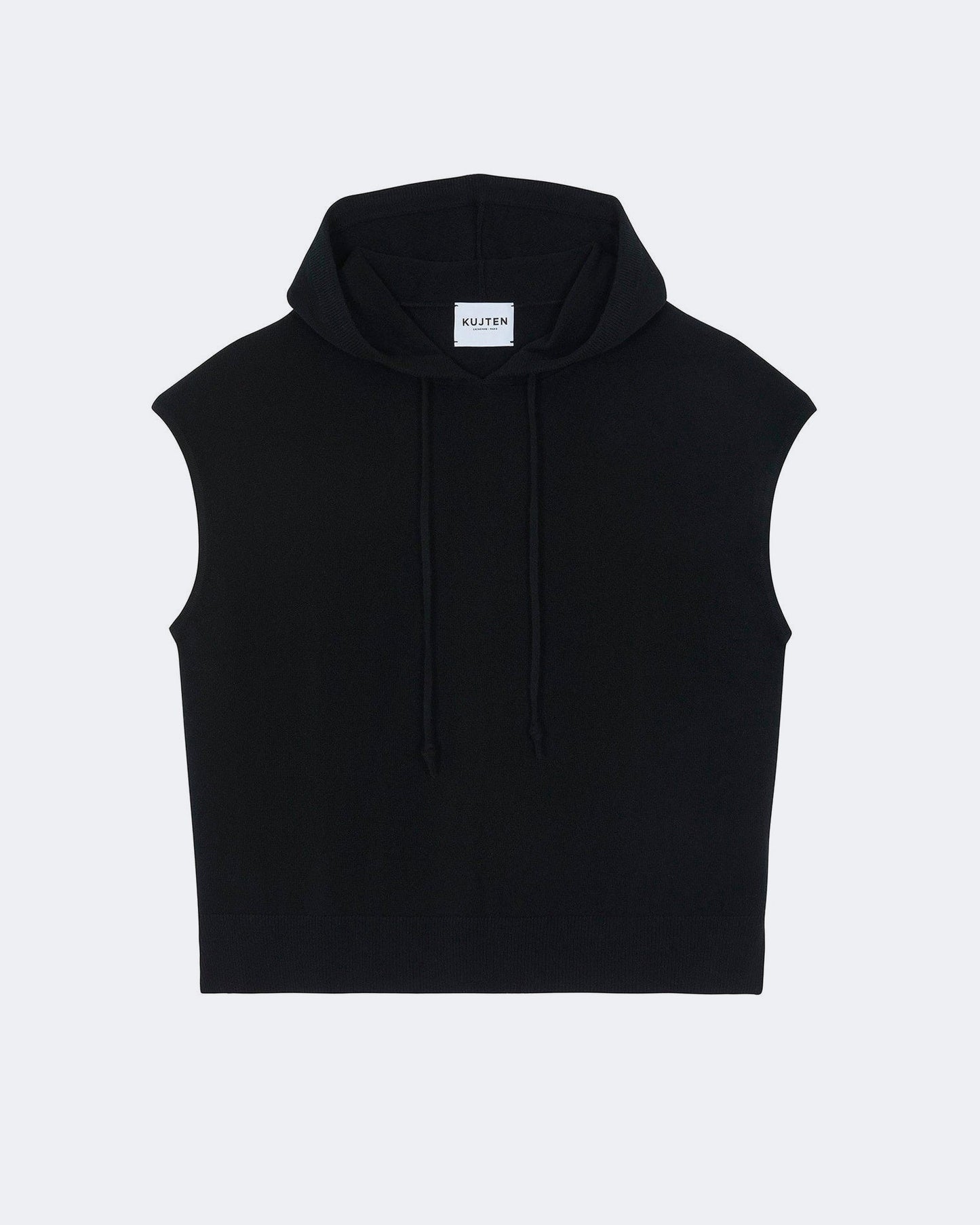Pull en cachemire noir pour femme - Kujten packshot