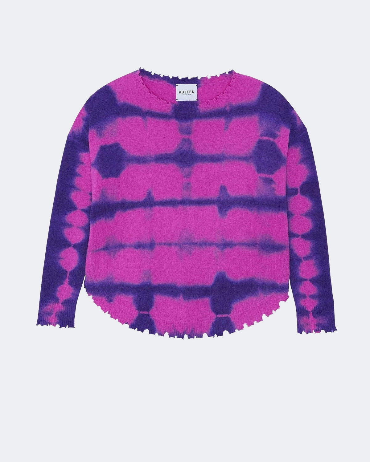 Pull en cachemire violet pour femme - Kujten packshot