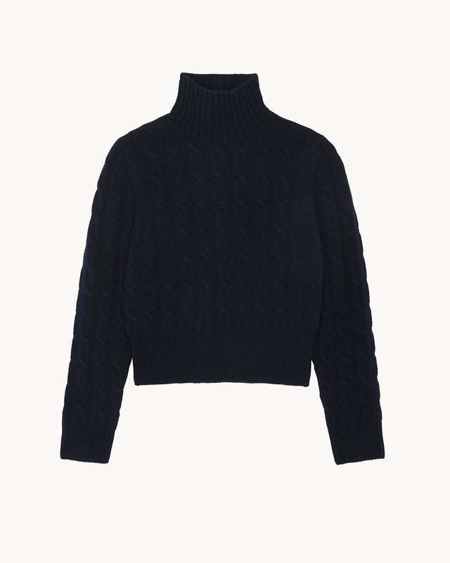 Pull Ivana bleu marine foncé - Image principale