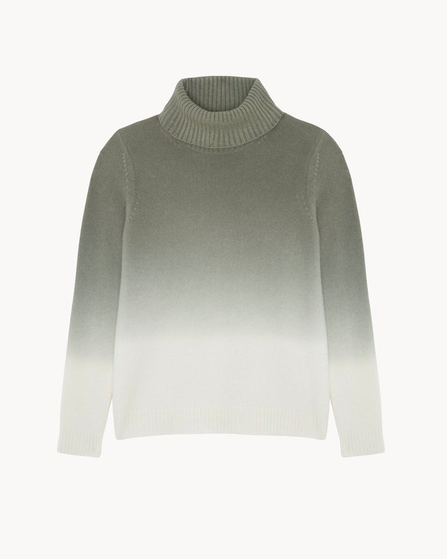 Sweater Mochi Dip Dye marl khaki - Image principale