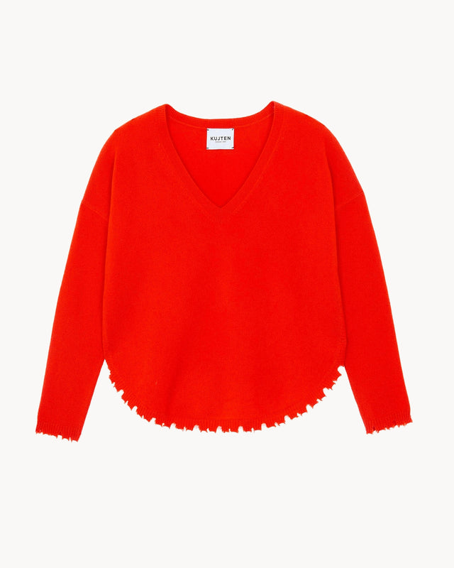 Sweater Melina red orange - Image principale