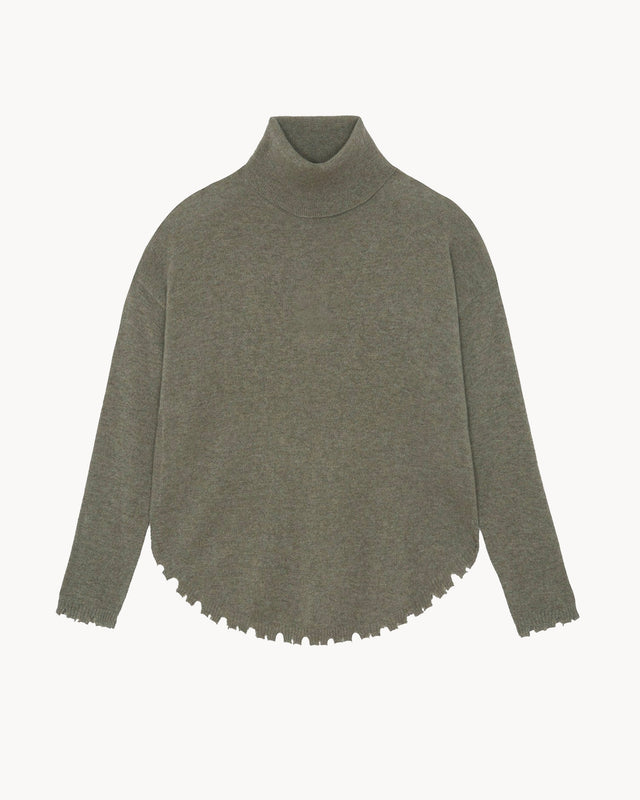 Sweater Mavis marl khaki - Image principale