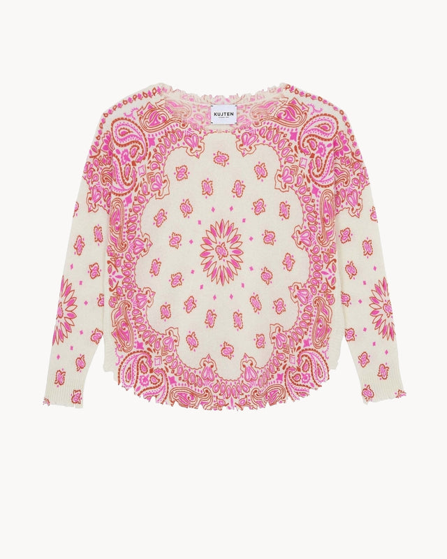 Sweater Mela Western red orange - Image principale