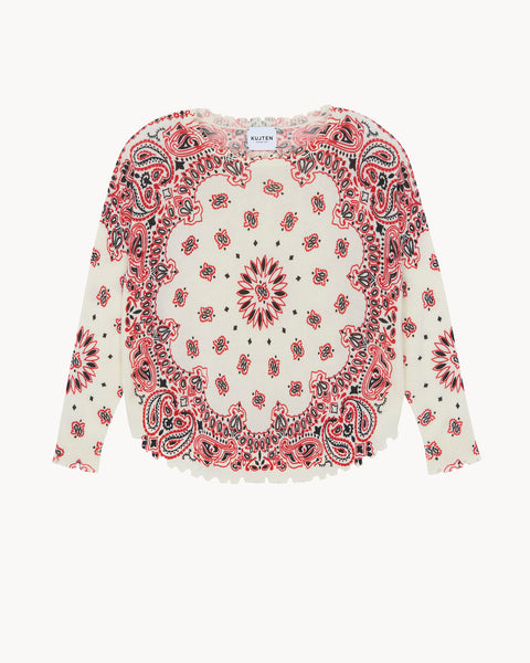 Sweater Mela Western coral red - Image principale