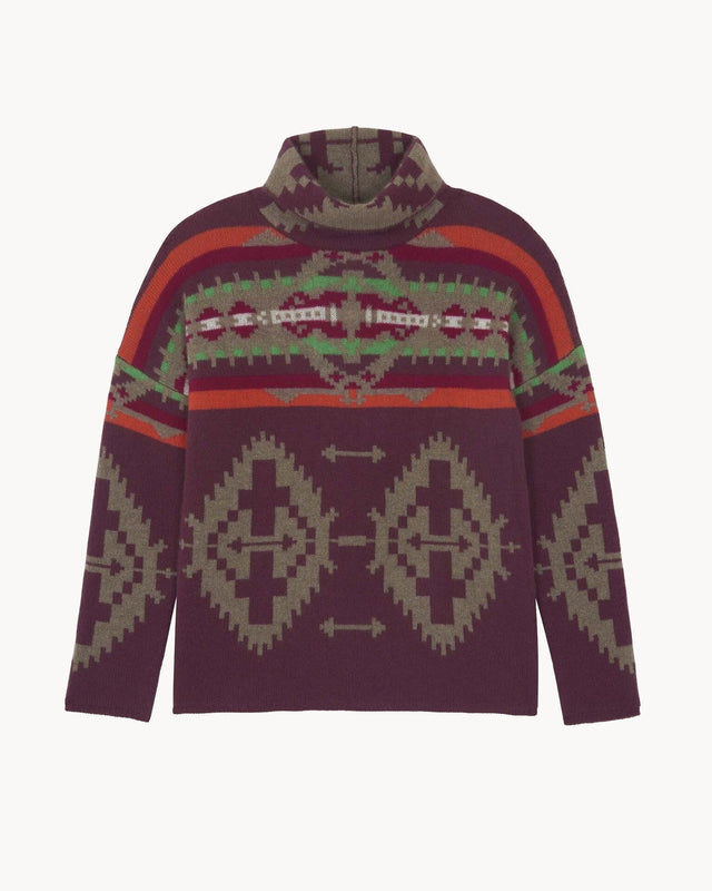 Sweater Fily burgundy - Image principale