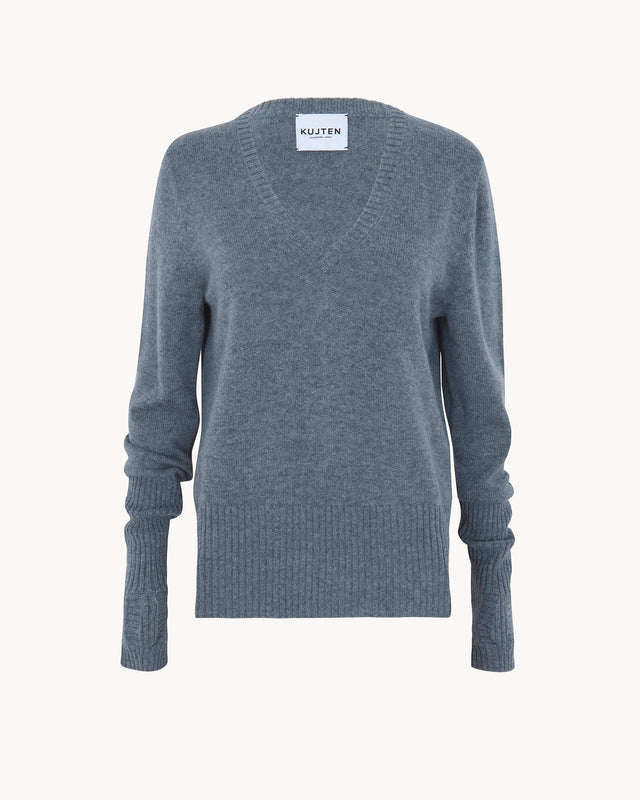 Pull Ley gris flanelle - Image principale