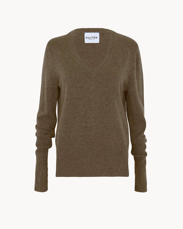 Pull Ley kaki moss - Image principale