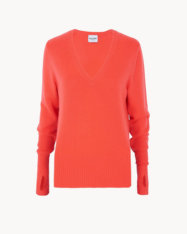 Sweater Ley neon coral - Image principale