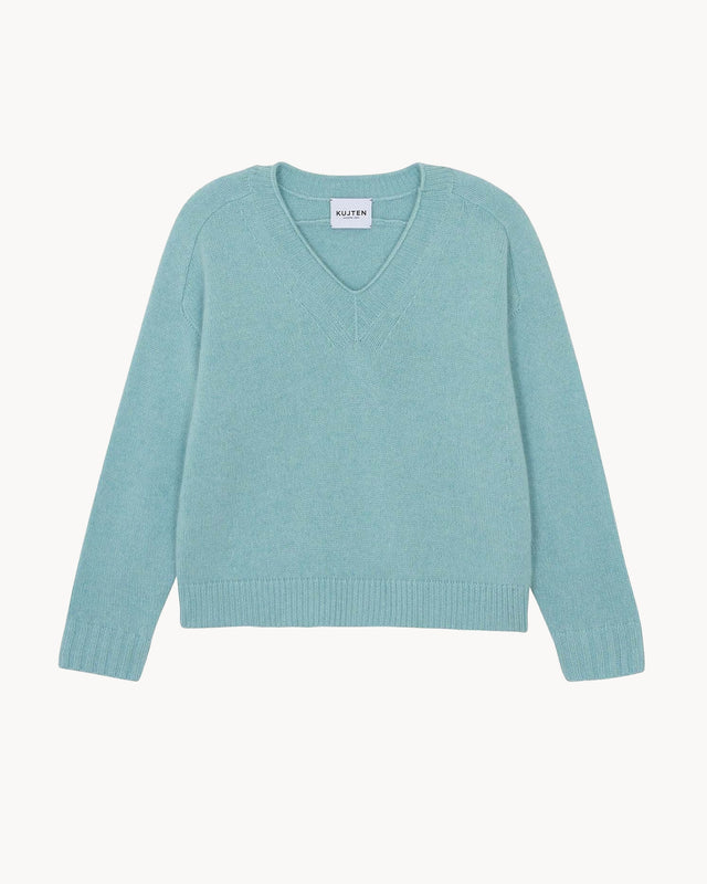 Pull Alana bleu turquoise pacific - Image principale