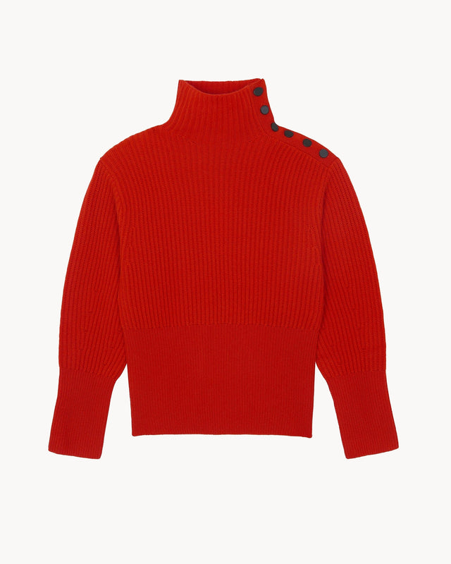 Sweater Skyler red orange - Image principale