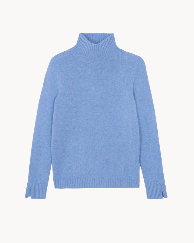 Pull Izya bleu jeans - Image principale