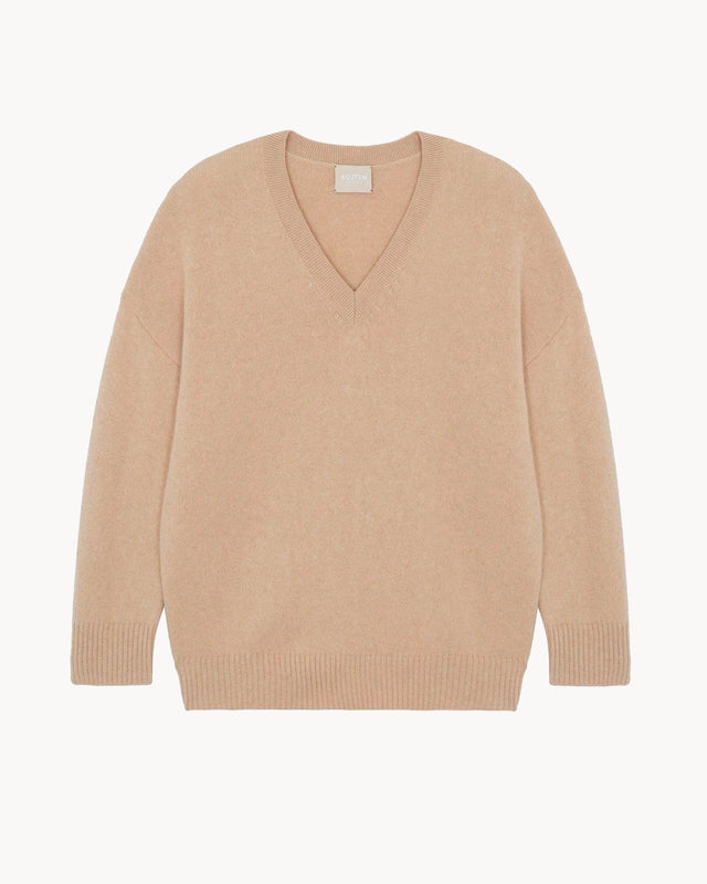 Sweater Mathilda organic beige - Image principale