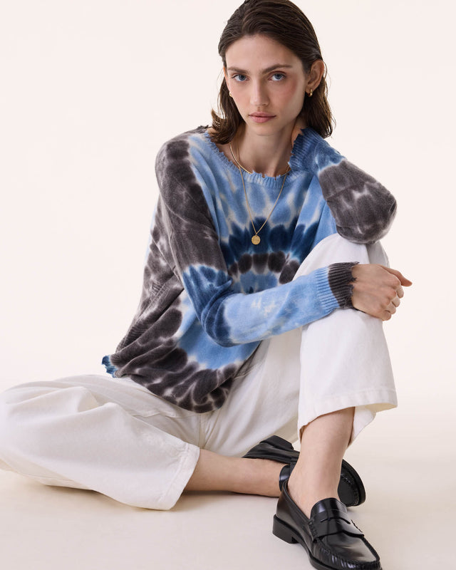 Pull Mela Sunny bleu acier - Image principale