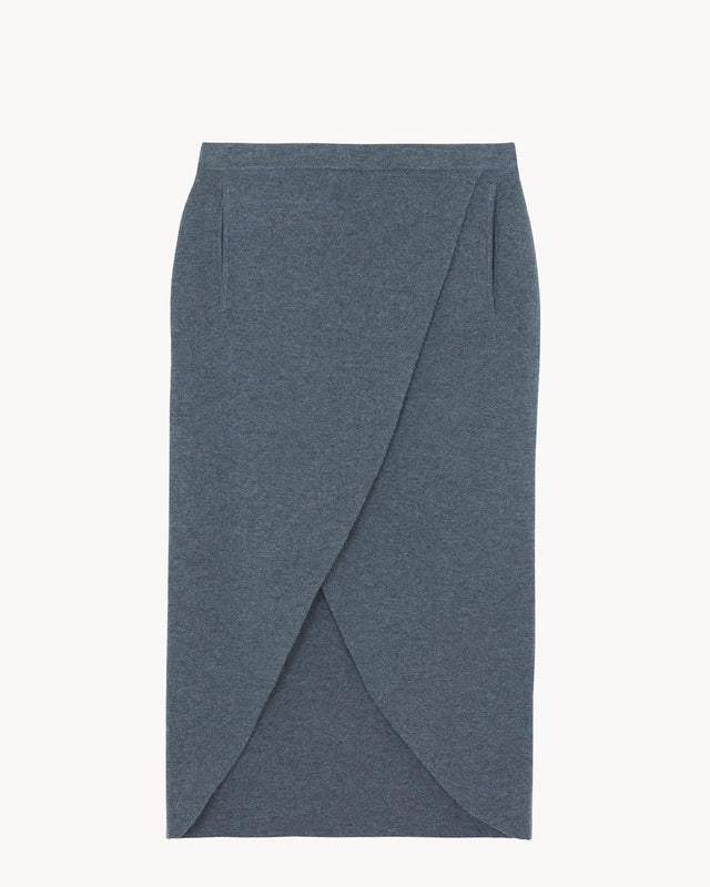 Skirt Gs Solange flannel gray - Image principale