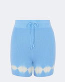Pantalon en cachemire bleu pour femme - Kujten packshot