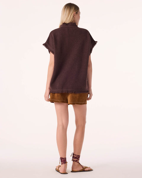 Gilet Nessa chataigne foncé - Image principale