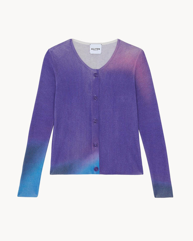 Cardigan Ila deep purple - Image principale