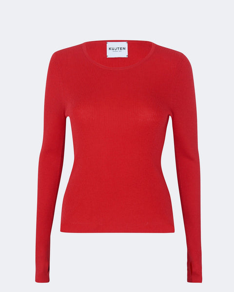 Pull Maori rouge corail - Image 4
