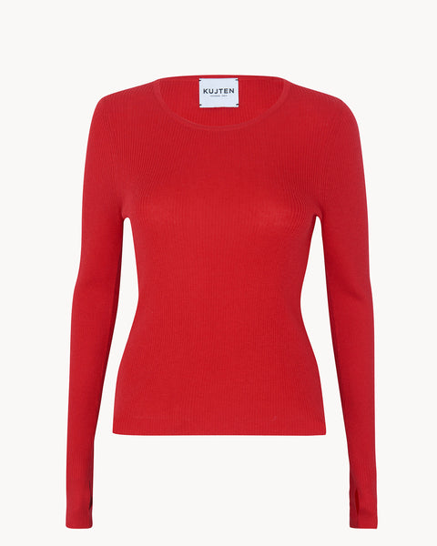 Pull Maori rouge corail - Image 4