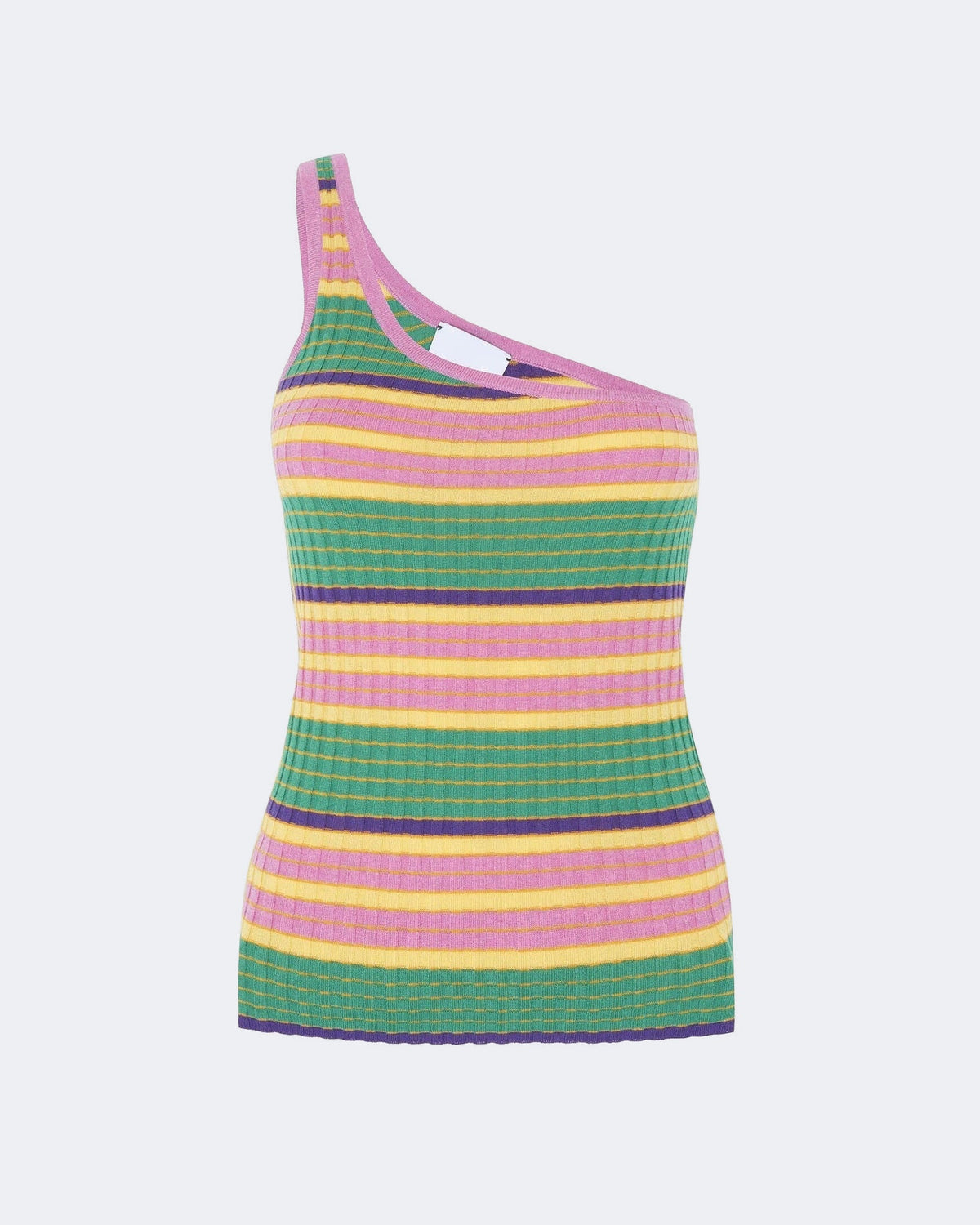 Top en cachemire & soie vert pour femme - Kujten packshot