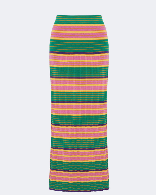Skirt Dinga Stripes marshmallow green - Image principale