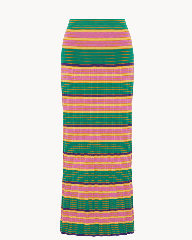 Skirt Dinga Stripes marshmallow green - Image principale