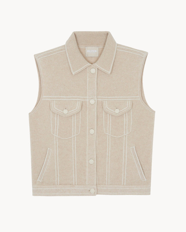 Veste Jess beige organic - Image principale
