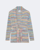Gilet en cachemire multicolore pour femme - Kujten packshot