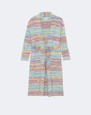 Manteau en cachemire multicolore pour femme - Kujten packshot