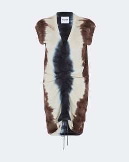Robe en cachemire camel pour femme - Kujten packshot