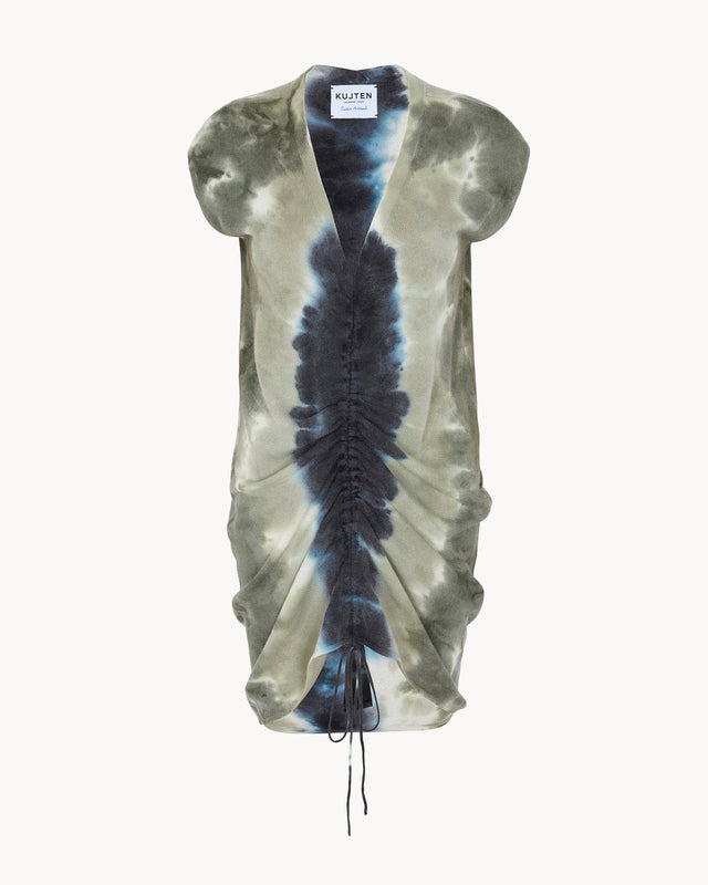 Dress Dang dark khaki - Image principale