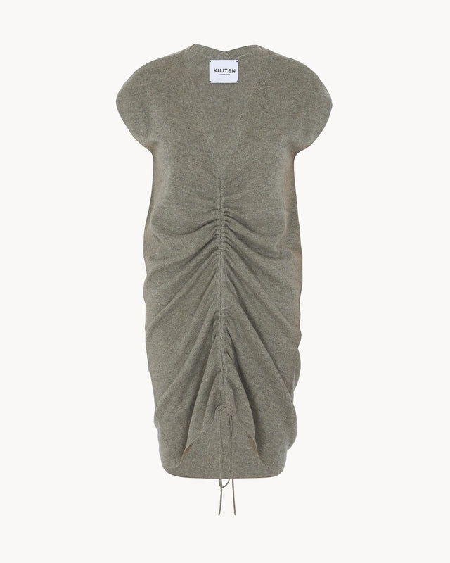 Robe Dang Solid kaki chiné - Image principale