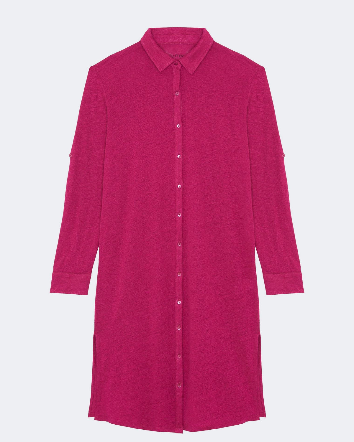 Robe en lin rose pour femme - Kujten packshot
