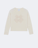 Pull en cachemire beige pour femme - Kujten packshot