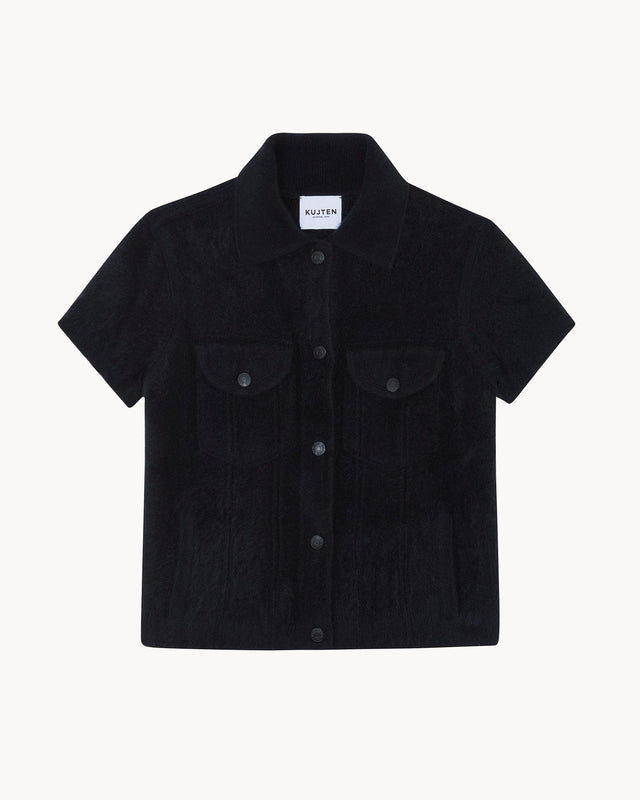 Jacket Jessinda Fluffy black - Image principale