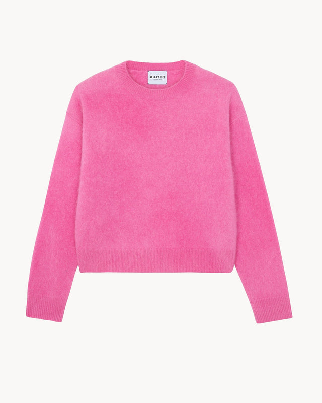 Sweater Loty fluffy fuchsia pink - Image principale