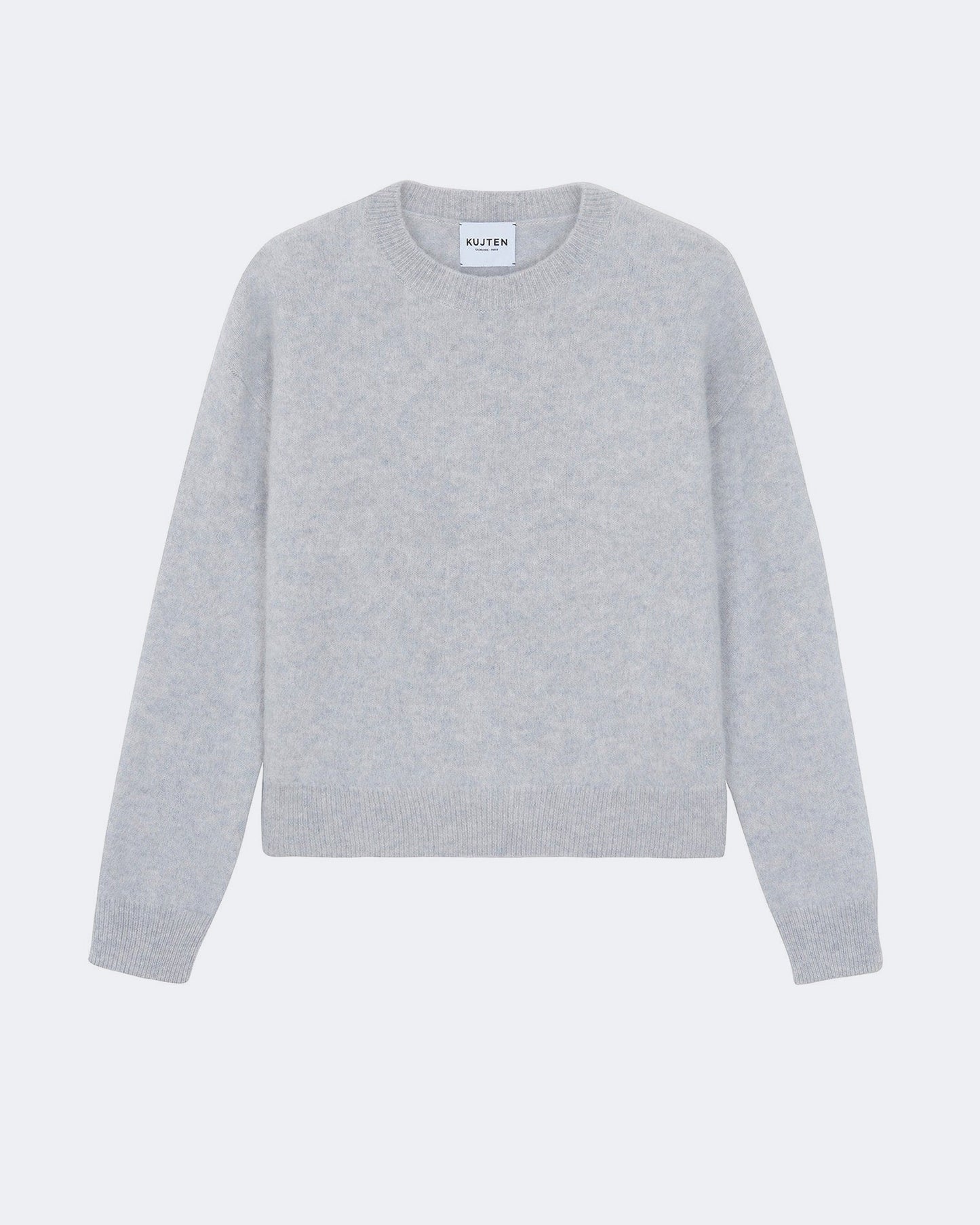 Pull en cachemire gris pour femme - Kujten packshot
