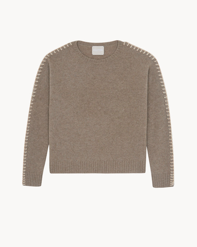 Sweater Amea taupe - Image principale