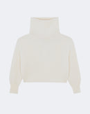 Pull en cachemire blanc pour femme - Kujten packshot