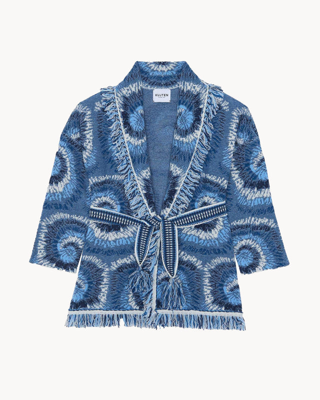 Jacket Miko Shibori blue - Image principale
