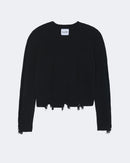 Pull en cachemire noir pour femme - Kujten packshot