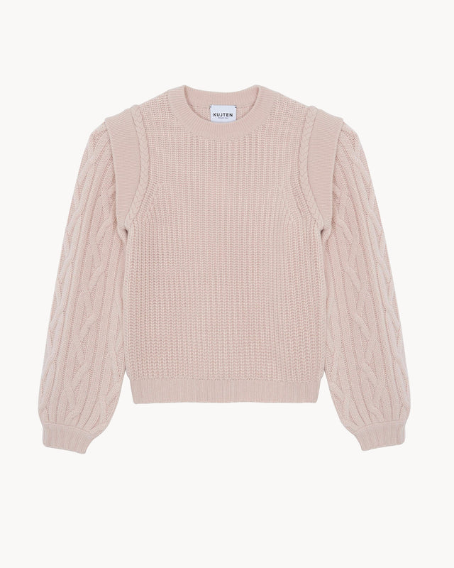 Sweater Iza powder pink - Image principale