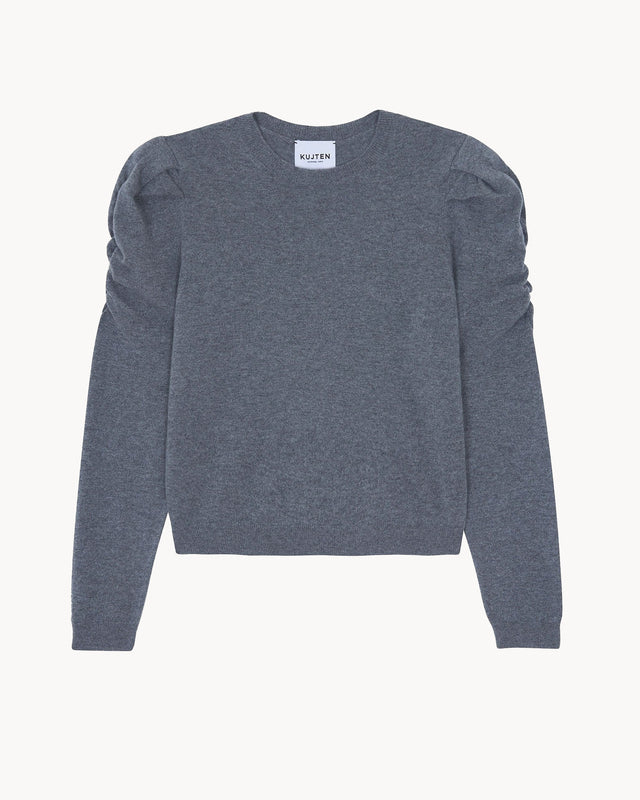 Sweater Naoto flannel gray - Image principale