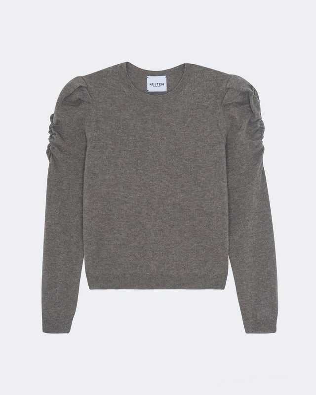 Pull Naoto taupe clair - Image principale