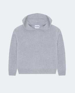 Pull en cachemire gris pour femme - Kujten packshot