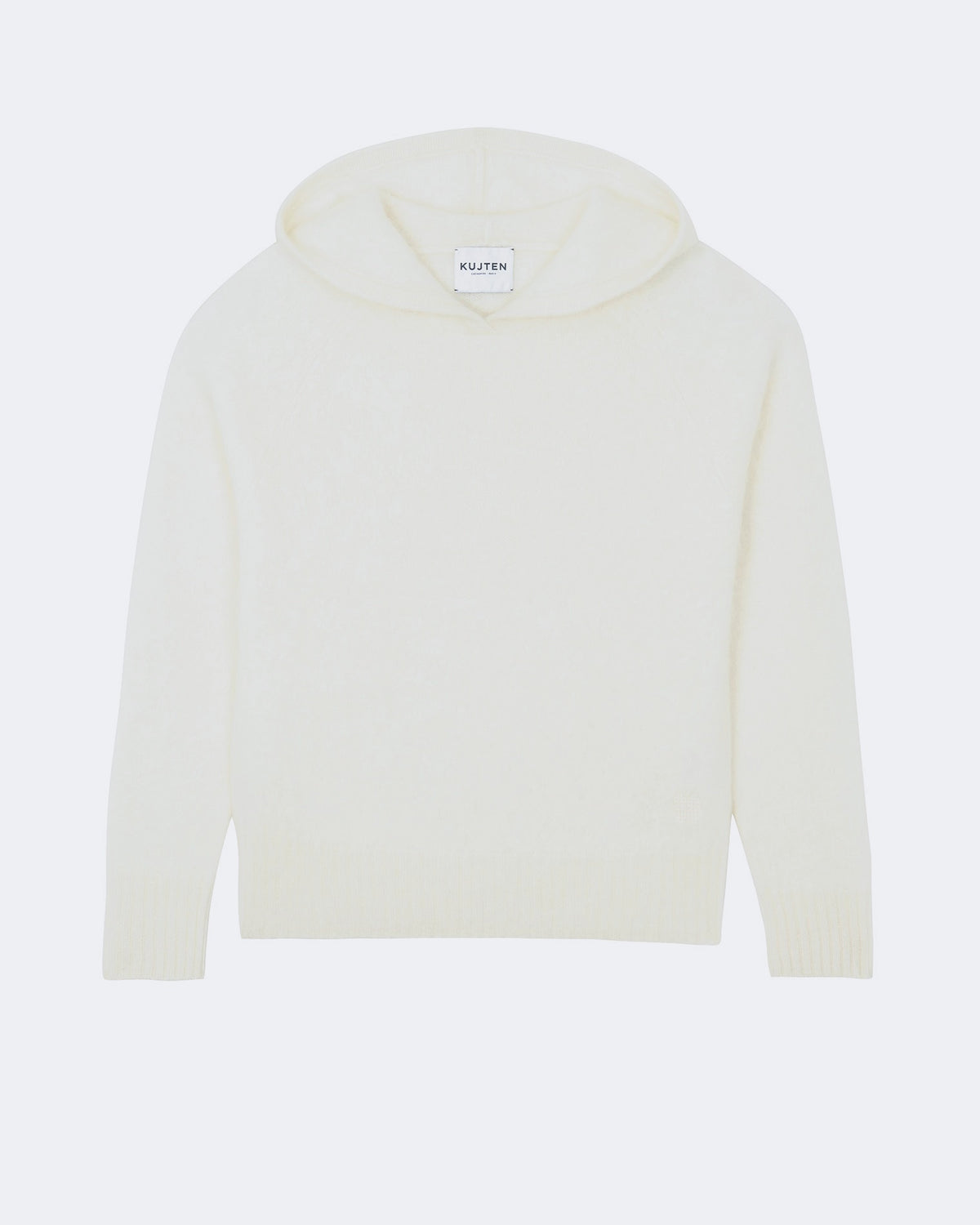 Pull en cachemire blanc pour femme - Kujten packshot