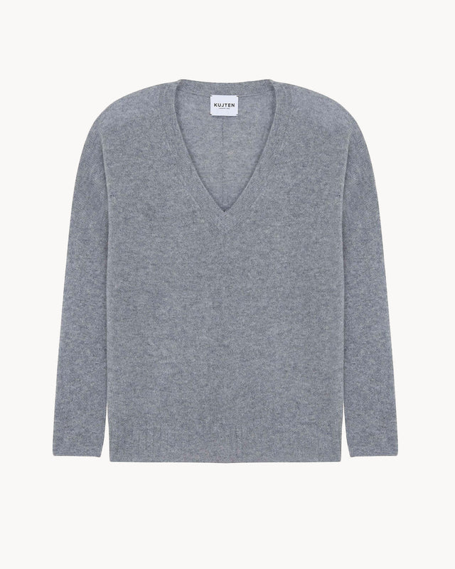 Sweater Elena marl gray - Image principale