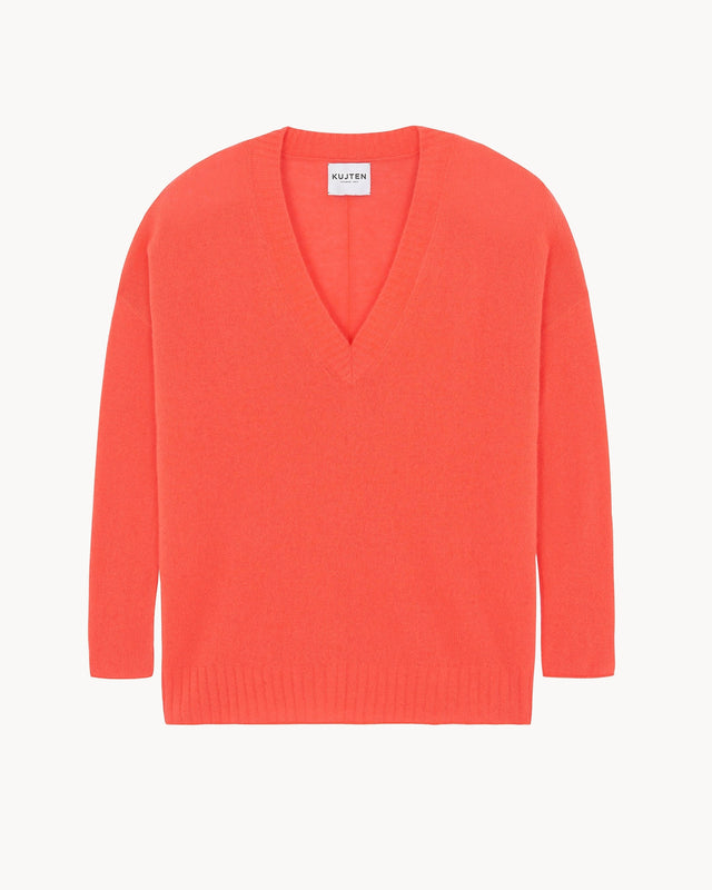 Sweater Elena neon coral - Image principale