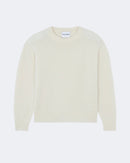 Pull en cachemire blanc pour femme - Kujten packshot