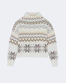 Pull en cachemire blanc pour femme - Kujten packshot